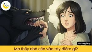 Mơ thấy chó cắn vào tay