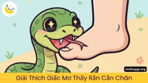 mơ thấy rắn cắn chân