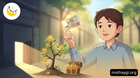 Mơ thấy tiền 5000