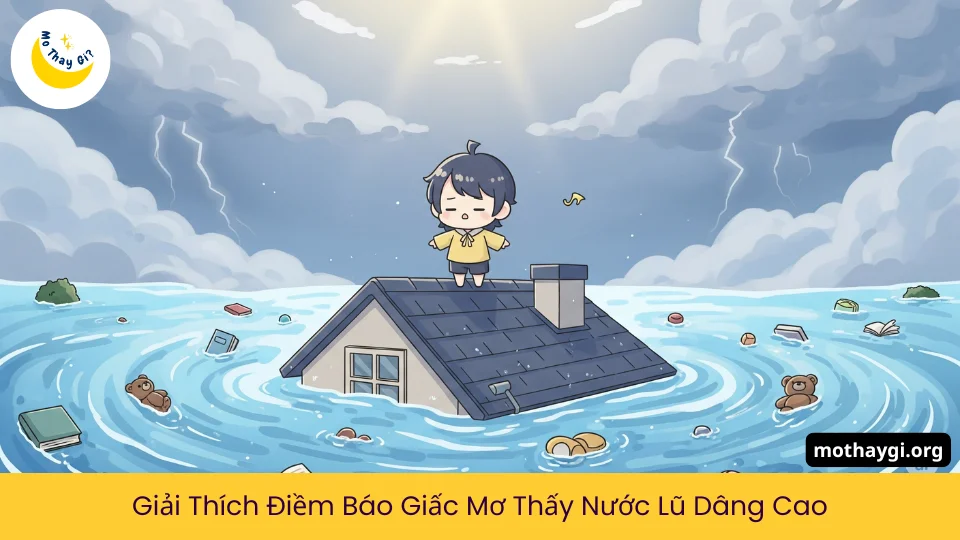 mơ thấy nước lũ dâng cao