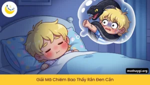 mơ thấy rắn đen cắn