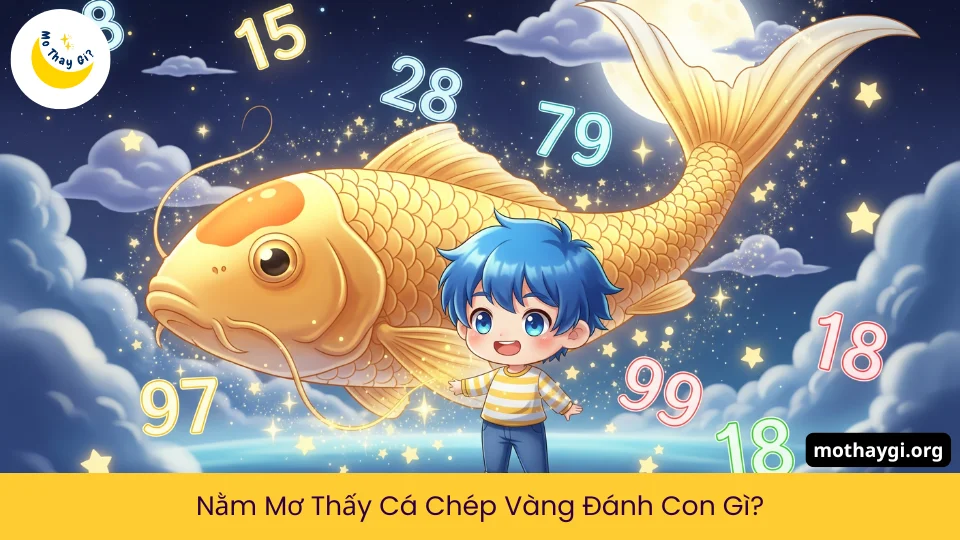 Nằm Mơ Thấy Cá Chép Vàng Đánh Con Gì